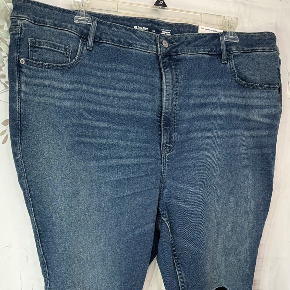 Old Navy Womens Rockstar Super Skinny Extra High Rise Ankle Jeans Plus Sz. 26 - Picture 4 of 13